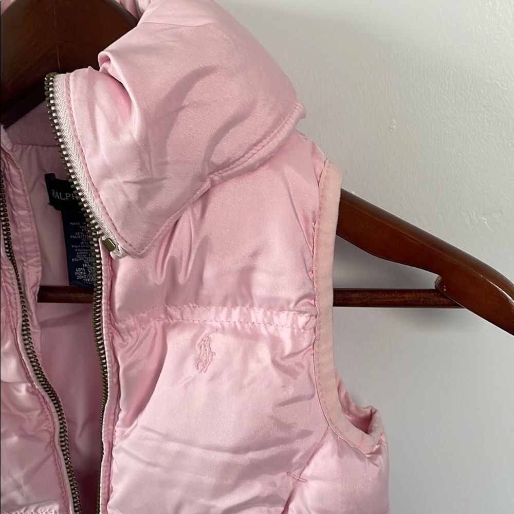 Ralph Lauren Blue Label Pink Quilted Vest - Picture 8 of 8